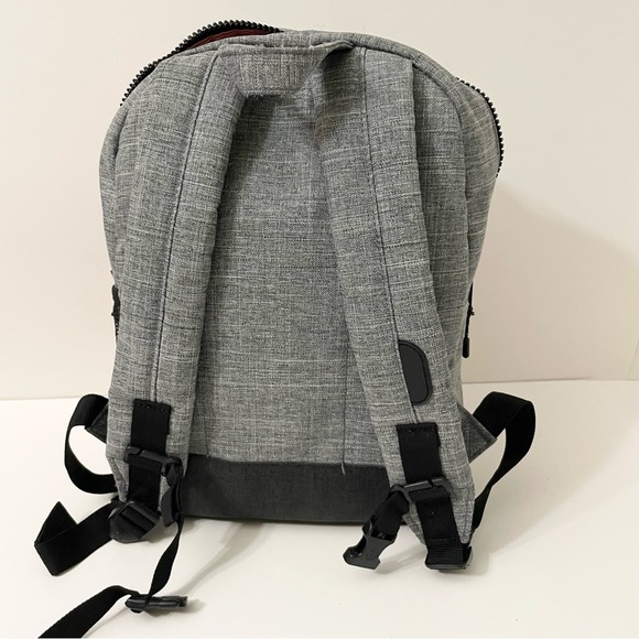 Herschel Supply Company Gray and Red Backpack Stains - Picture 4 of 13